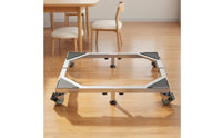 Refrigerator Base Stand Multi-Functional Refrigerator Stand with Wheels Non-Slip Adjustable Appliance Roller for Kitchen