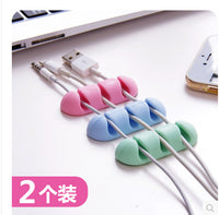 Self-Adhesive Cable Organizer Clips for Desk and Wall Mounting
