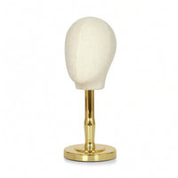 Polished Mannequin Head Stand Stable Mannequin Head with Metal Base Sturdy Hat Display Stand Heavy Duty for Studios