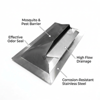 Drain Cover for Outdoor Drainage, Heavy Duty PP 450*750mm - Gate, Garden Patios Driveways, UK Standard Drainage Systems, Weather Resistant