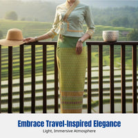 Dai Ethnic Dress Traditional Long Skirt, Casual Workwear, Travel Photography Outfit