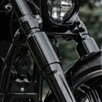 Motorcycle Front Shock Absorbing Bushings Sleeves Kit Aluminum Alloy Front Fork Cover Kit for Chopper Builders