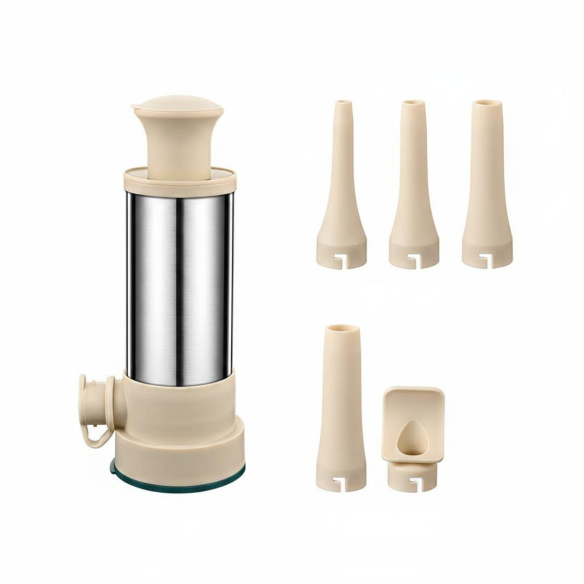 Multifunctional Manual Sausage Stuffer Labor Saving Hand Push Sausage Filler for Home Cooks