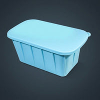 Baby Food and Ice Bath Freezer Tray with Food Grade Silicone, Large Square Ice Tray for Cold Plunge, Pack of 3 Reusable Blocks, Easy Release