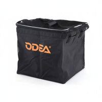 Textile Tennis Carrier Ball Bag Black Zippered Tennis Ball Bag Portable Sports Storage Top Handle