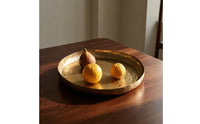 Decorative Tray Textured Fruit Tray Irregular Decorative Dish for Coffee Table, Entryway Console