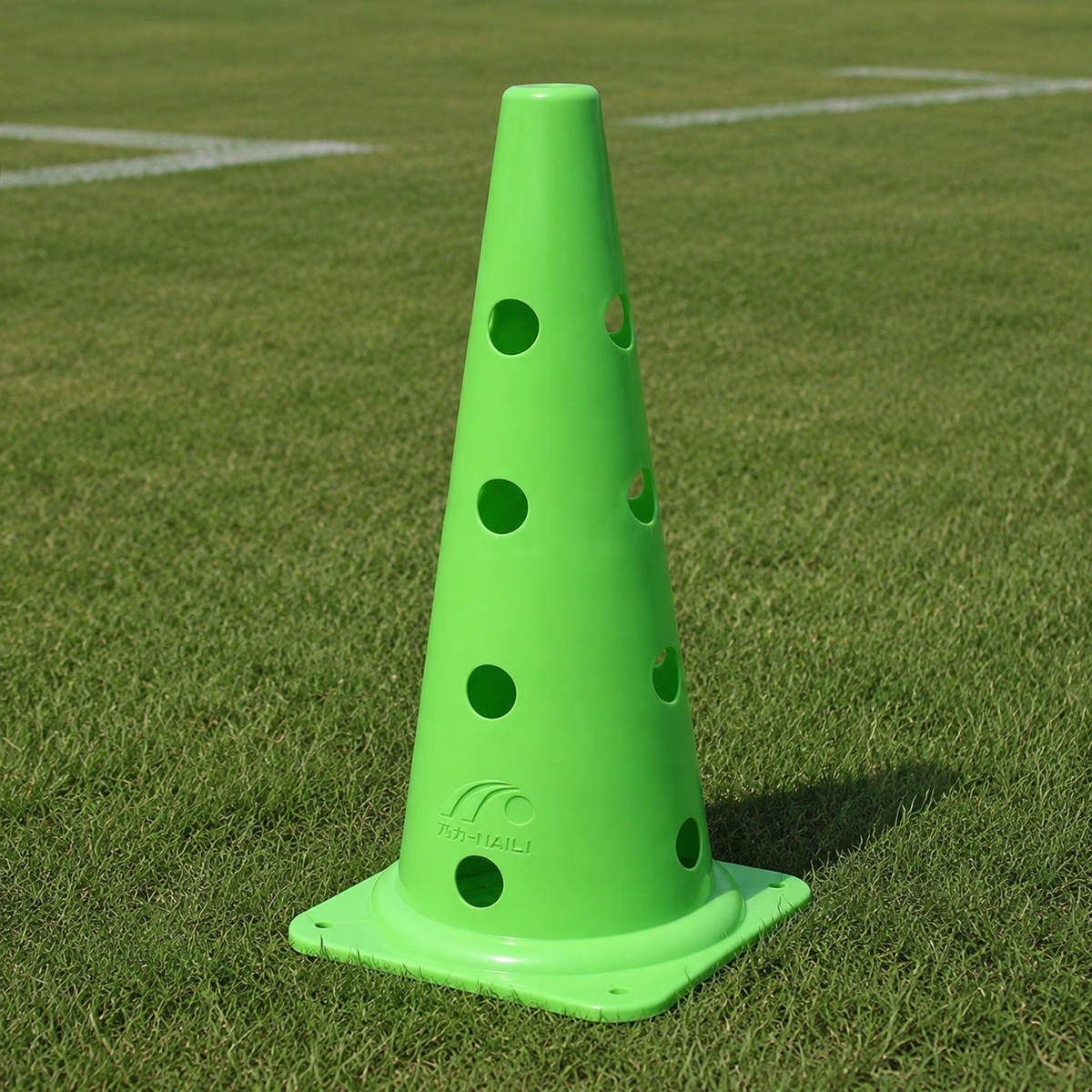 2 Pack 48cm PE Sports Cones, Customizable Marker Cones for Football Coaches, Stackable Agility, Outdoor Use