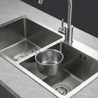 Kitchen Sink Drain Basket Hanging Drainer, Stainless Steel Colander for Vegetables Fruits, Modern Minimalist Space Saving Vegetable Fruit Basket