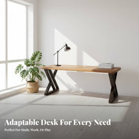 Desk with display Riser Minimalist Design Workstation Integrated Shelf Home Furniture for Students, gaming hobbyists, Bedroom, Study Room