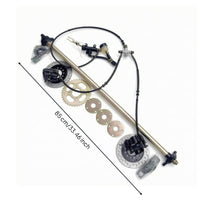 Disc Brake Rear Axle Kit with Brakes Easy Installation Rear Axle Assembly Kit High Strength Serviceable for DIY Builders
