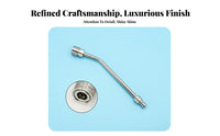 Interchangeable Nozzles Angled Pressure Washer Wand Stainless Steel Extension Rod for Car Detailers, HVAC Technicians, Hard-to-Reach Areas