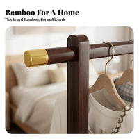 Floor-Standing bedside clothing stand availablestanding Garment Rack Minimalist Design Clothing Organizer Space-Saving for Students, Homeowners, Professionals, Apartment, Entryway, Living Room