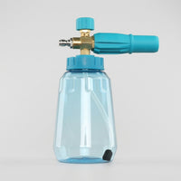 Car Cleaning Foam Sprayer with PE Bottle for Pet and Car Washing, Stainless Steel Foam Lance with Brass Connection, Pressure Car Wash Tool