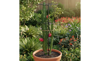 Climbing Plant Support with Lattice Top Freestanding Garden Trellis Stand Vertical Metal Plant Support for Gardeners, Potted Plants, Balcony