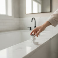 Replacement Bubble Nozzle Fitting Low-Profile Bathtub Nozzle with Chrome Cap for Massage Tub