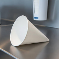 250 Pieces Food Grade Cone Paper Cup Leak-Proof Paper Cone Cups Biodegradable Water Cooler Cup Odorless for Airport