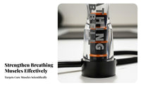 Improves Endurance Breathing Dumbbell CE ROHS Certified Respiratory Muscle Exercise Device Strengthens Core Muscles Lung Capacity Exercise Device Easy to Use & Clean for Athletes, Runners, Seniors, Sports Training, Home Workouts, Warm-Ups & Cool-Downs