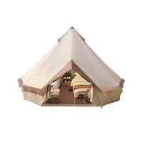 Mongolian Yurt Cotton Canvas Tent Waterproof Flame Retardant for Camping and Emergency Relief