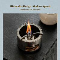 Stainless Steel Tea Warmer, Adjustable, Handmade