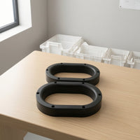 Heavy Duty Glove Port Rings Rigid Hardware Molded for DIYers, Dust Enclosures