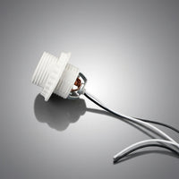 Table Lamp and Ceiling Light Fitting with E27 Lamp Holder, Heat Resistant E27 Bulb Base with Threaded Entry, 10A Rated Current, 40cm Cord