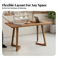 sturdy Wood Frame Upholstered Dining Bench and Table Set Modern design Commercial Furniture interchangeable Combination Cafe Booth Comfortable Upholstery for Interior Designers, Business Owners, Dessert Shop, Reception Area, Lounge