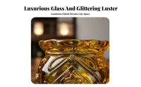 Yuan Bao Wealth Decoration Auspicious Design Crystal Wealth Bag for Office, Shop
