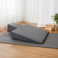 Pilates Reformer Box Wedge High Density Foam Pilates Wedge Block Non-Slip Exercise Equipment for Women