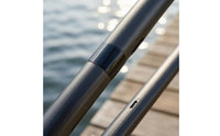 Insert Joint Carp Fishing Rod Oversized Line Guides Three-Piece Fishing Rod Slim Design Angling Equipment Black and Gray