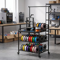 Filament Storage Rack with Wheels Heavy Duty Additive Manufacturing Printer