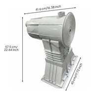 Swimming Pool Skimmer Removable Strainer Basket Wall Mount Pool Skimmer Easy Installation Surface Debris Collector for Home Pools