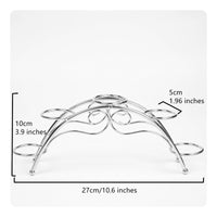 Ball Holder with Five Rings Versatile Crystal Ball Display Stand Spherical Stand for Home Decor