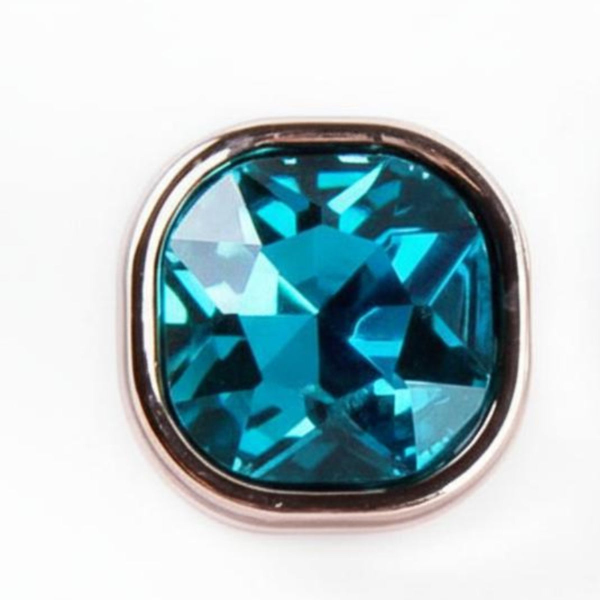 Faceted Glass Button Polished Shine Brightens Outfits for Cardigans