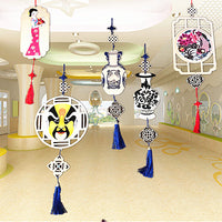 Seasonal Flower Hanging Decorations for Classroom & Corridor Decor
