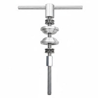 Aluminum Alloy Bottom Bracket Press Tool Stable Handle Headset Press-in Tool Labor-Saving Bike Repair Equipment Wear-Resistant for Cyclists, Workshop, Garage