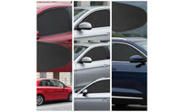 4 Pieces Easy to Install Car Side Window Sun Shade Opaque Car Window Screen Complete Blackout Panel Protection for Commuters