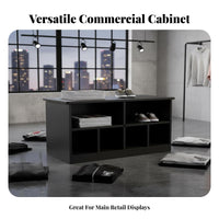 Versatile Center Island Display Table Simple Design Shoe and Bag Display Stand Stable Structure Shop Furniture Strong Load-Bearing for Boutique Owners, Retailers, Retail Managers, Temporary Shops, Gift Shop, Tradeshows