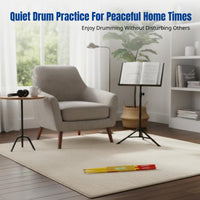 Mute Bass Drum Practice Pad, Quiet Foot Pedal, Portable Bass Drum, Drum Kit, Home Practice Set