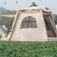 Quick-Setup Inflatable Camping Tent Protection Inflatable Cabin Tent Large Weatherproof for Families
