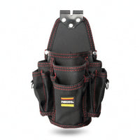 Electrician Tool Pouch Long-Lasting Tool Pouch with Belt Clip Compact Reinforced for Electricians, Jobsite, Repairs