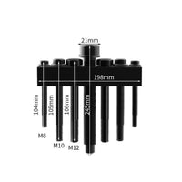 8 Pieces Crankshaft Pulley Removal Tool Heavy-Duty Pulley Puller Long-Lasting