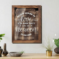 Clothing Display Black-Framed Insert Board KeepsakeRectangular Room Decoration