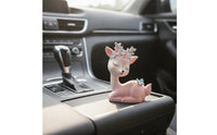 Whimsical Deer Figurine Tabletop Deer Figurine with Antlers Matte Decor Compact for Homeowners, Collectors