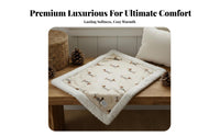 Puppy Warming Blanket Thickened Soft Dog Blanket Warm Bedding for Young Dogs, Family, Kennel, Living Room, Rest Ping