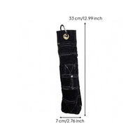 Stitched Seams Soldering Rod Bag Reinforced Soldering Rod Holder Hanging Loop Electrode Pouch Front Pocket for Welders