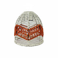 Handwoven Woven Paper Rope Lampshade Airy Weave Design Woven Lamp Shade Easy Installation Natural Fiber Lampshade Sturdy Metal Frame for DIY Enthusiasts