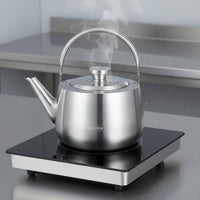 Large Capacity Water Boiler Versatile Stovetop Kettle Easy to Clean Stainless Steel Stovetop Kettle for Restaurant