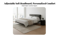 Modern Metal Bed Heavy Duty Modern Metal Bedframe No Box Spring Needed Suspended Iron Bed for Apartment Dwellers, Design Enthusiasts, Guest Room