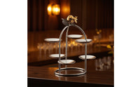 Stainless Steel Dessert Display Stand Multi-Tier Dessert Stand with Tiers Freestanding Tiered Serving Tray Stable for Caterers
