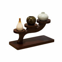 Multi-Functional Tiered Desk Organizer Multifunctional Tiered Wooden Riser Space-Saving Display Stand Sturdy Construction for Office Workers, Makeup Users, household members, Vanity, Dorm Room, Coffee Bar, vanity table